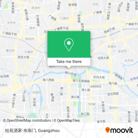桂苑酒家-东南门 map