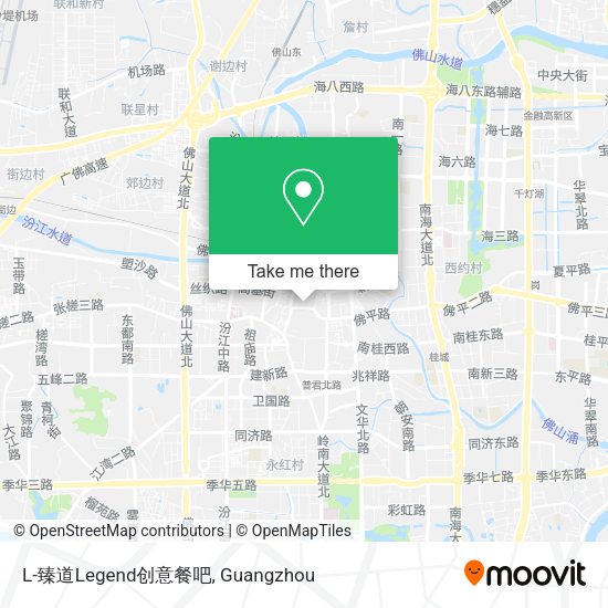 L-臻道Legend创意餐吧 map
