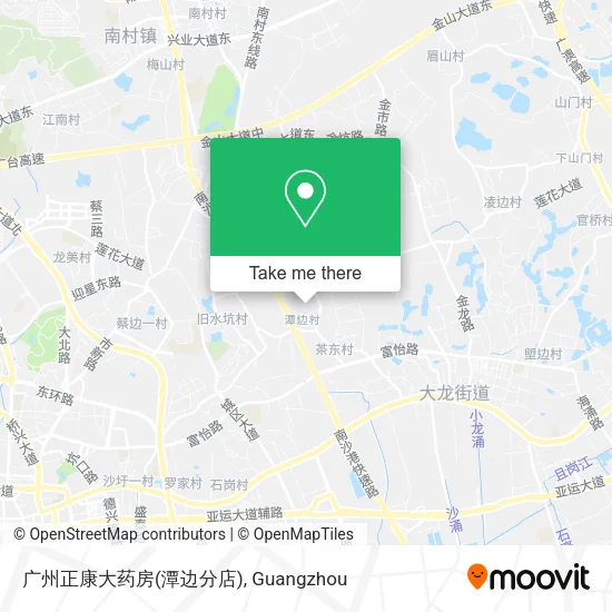 广州正康大药房(潭边分店) map