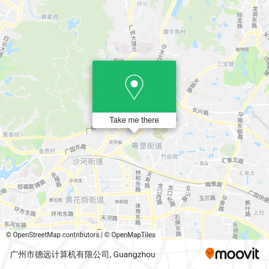 广州市德远计算机有限公司 map