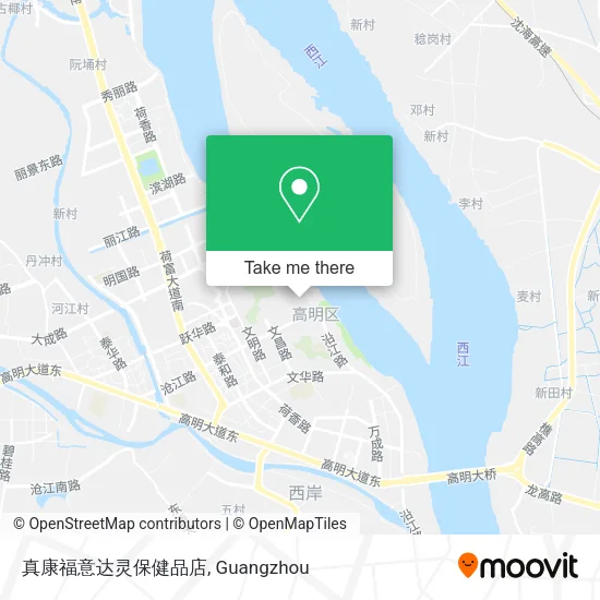 真康福意达灵保健品店 map