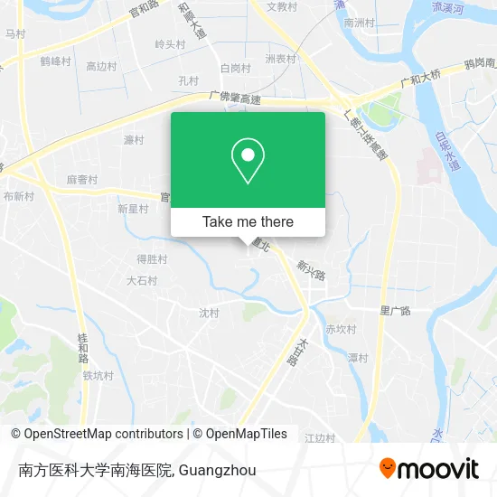 南方医科大学南海医院 map