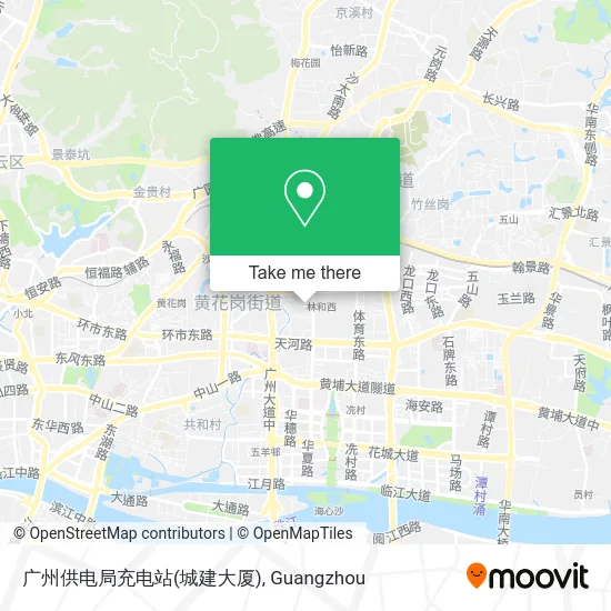 广州供电局充电站(城建大厦) map