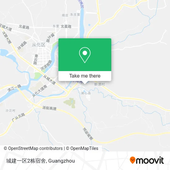 城建一区2栋宿舍 map