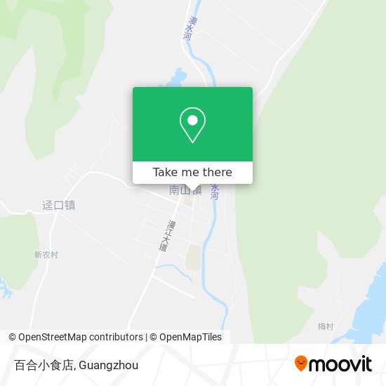百合小食店 map