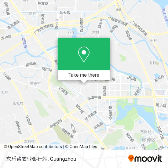 东乐路农业银行站 map