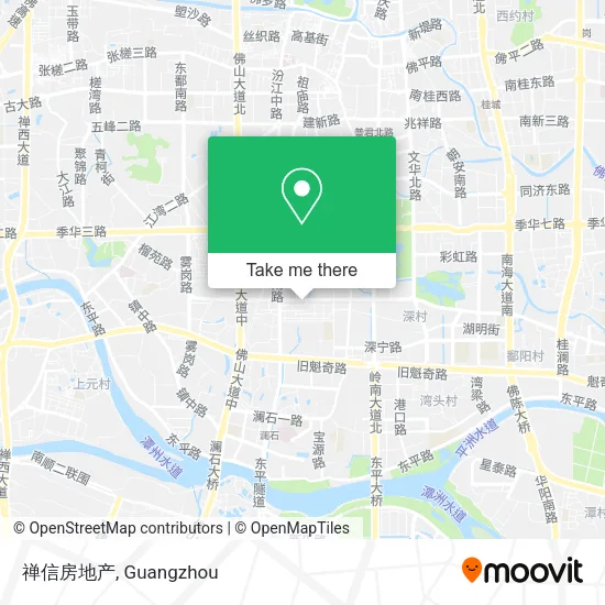 禅信房地产 map