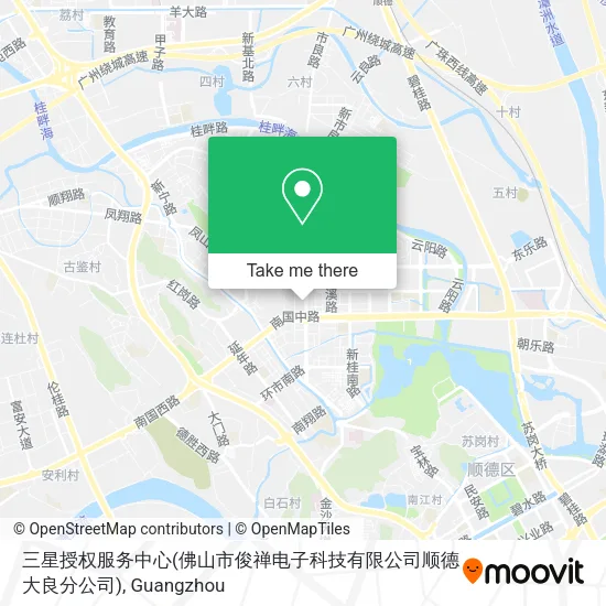 三星授权服务中心(佛山市俊禅电子科技有限公司顺德大良分公司) map