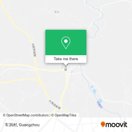 车洞村 map