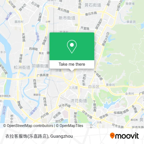 衣拉客服饰(乐嘉路店) map