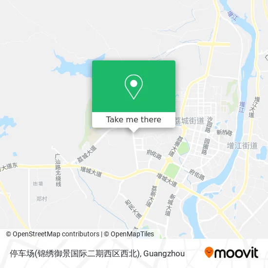 停车场(锦绣御景国际二期西区西北) map