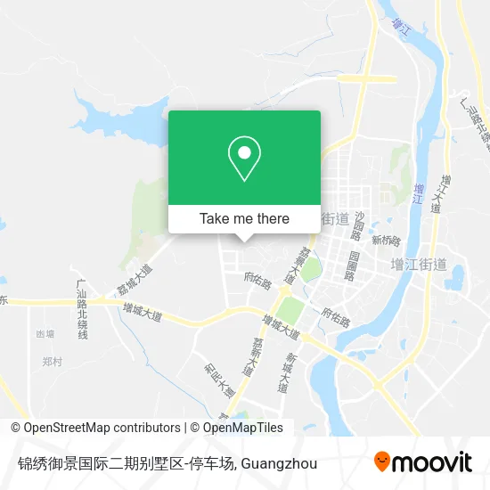 锦绣御景国际二期别墅区-停车场 map