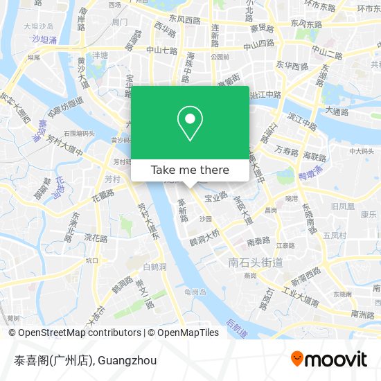 泰喜阁(广州店) map
