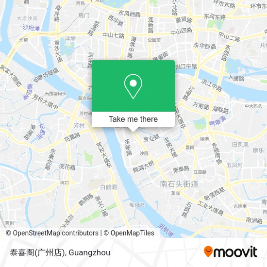 泰喜阁(广州店) map