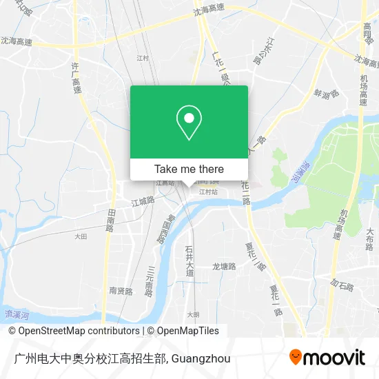 广州电大中奥分校江高招生部 map