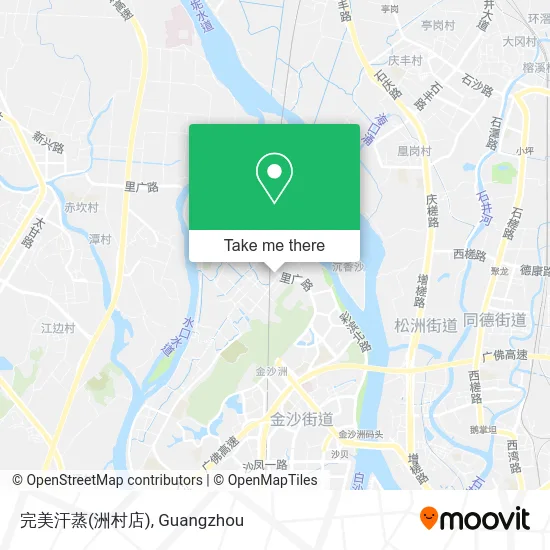 完美汗蒸(洲村店) map