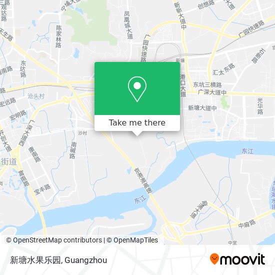 新塘水果乐园 map