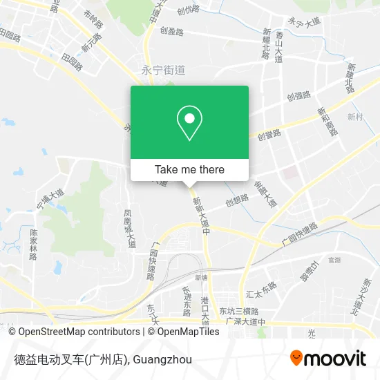 德益电动叉车(广州店) map