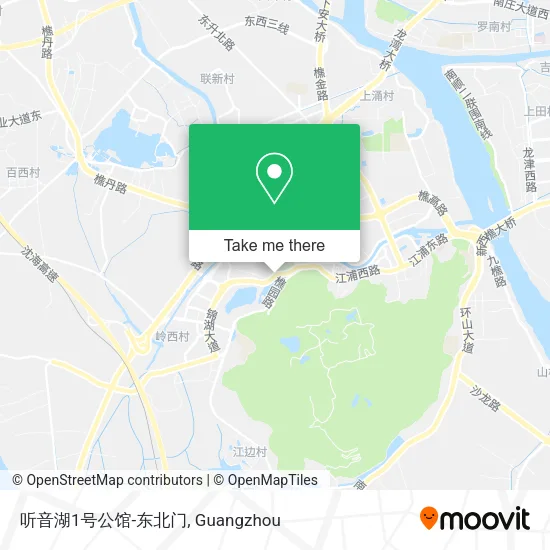 听音湖1号公馆-东北门 map