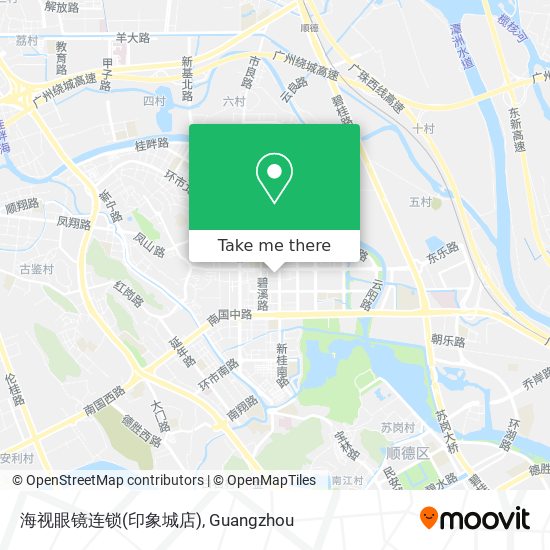 海视眼镜连锁(印象城店) map