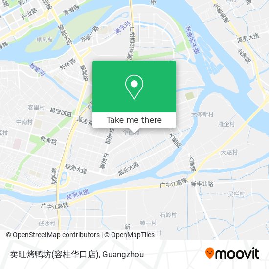卖旺烤鸭坊(容桂华口店) map