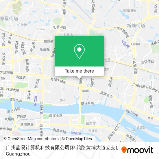 广州蓝易计算机科技有限公司(科韵路黄埔大道立交) map
