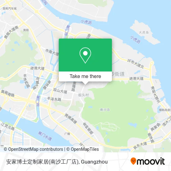 安家博士定制家居(南沙工厂店) map