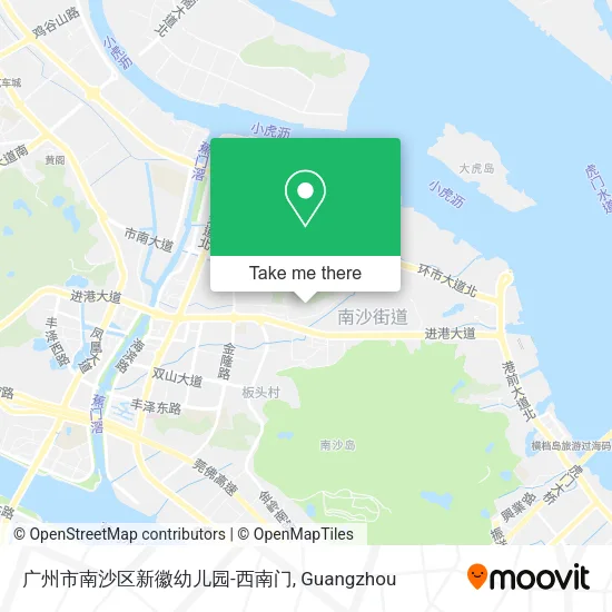 广州市南沙区新徽幼儿园-西南门 map