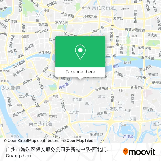 广州市海珠区保安服务公司驻新港中队-西北门 map