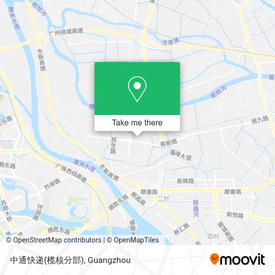 中通快递(榄核分部) map