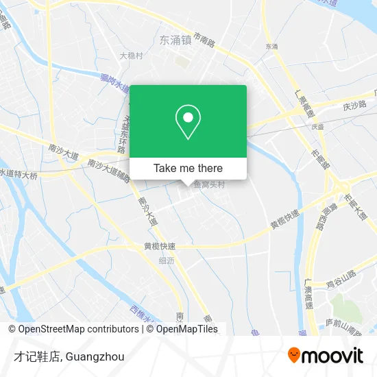 才记鞋店 map
