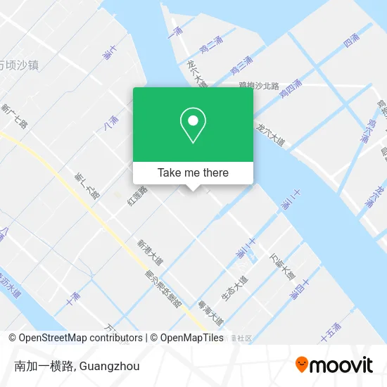 南加一横路 map