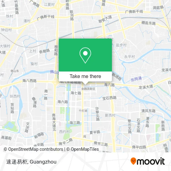 速递易柜 map