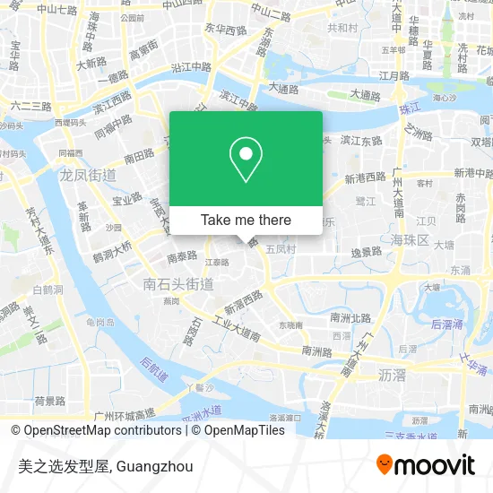 美之选发型屋 map