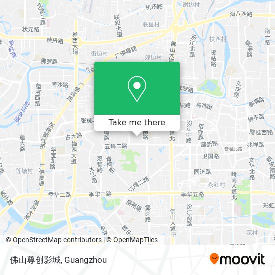 佛山尊创影城 map