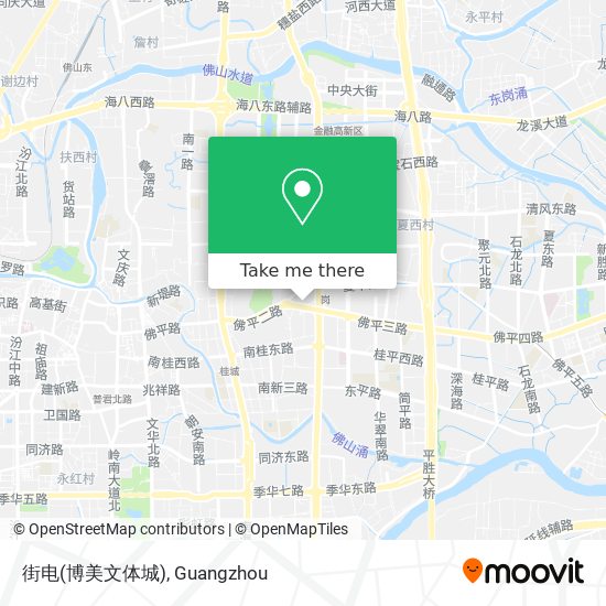 街电(博美文体城) map