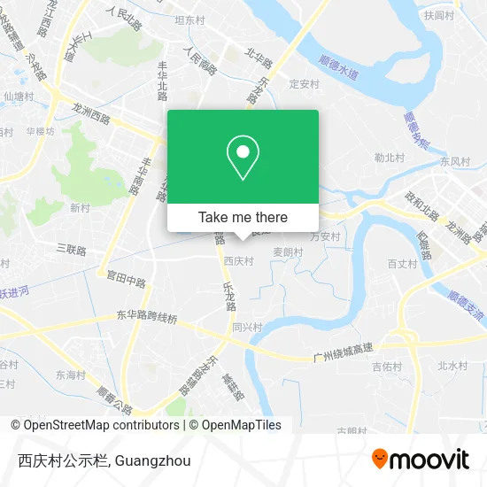 西庆村公示栏 map