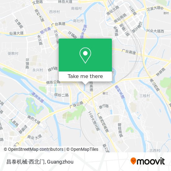 昌泰机械-西北门 map