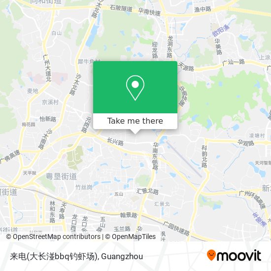 来电(大长湴bbq钓虾场) map