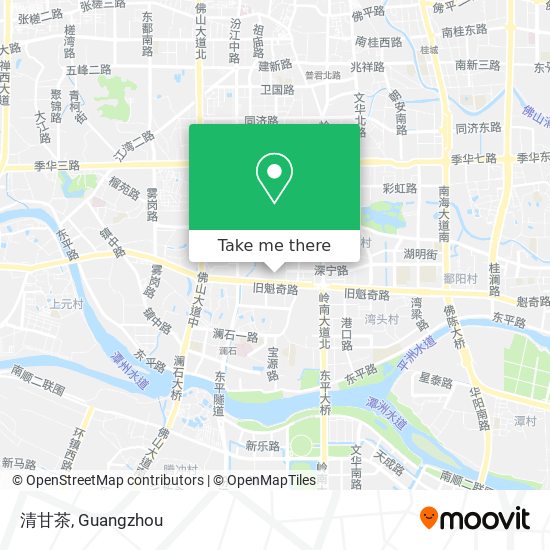清甘茶 map