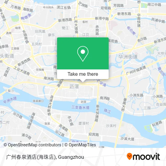 广州春泉酒店(海珠店) map
