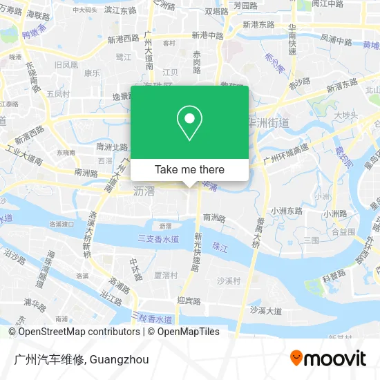 广州汽车维修 map