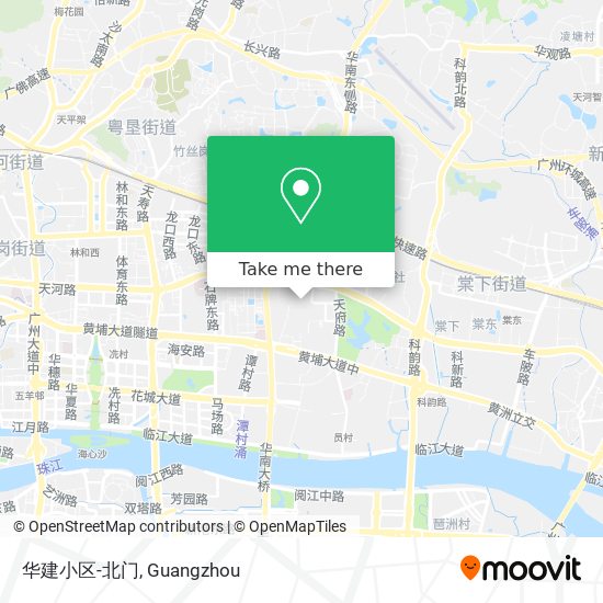 华建小区-北门 map