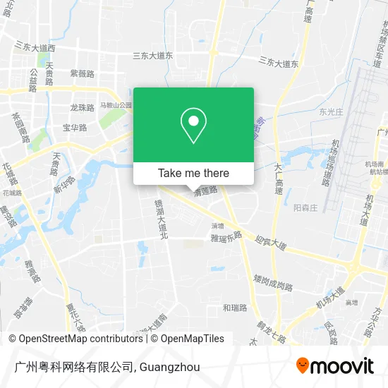 广州粤科网络有限公司 map