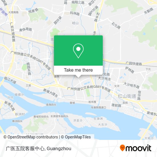 广医五院客服中心 map