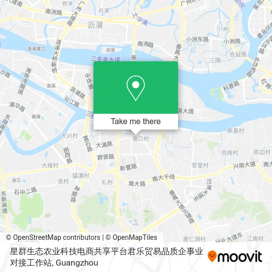 星群生态农业科技电商共享平台君乐贸易品质企事业对接工作站 map
