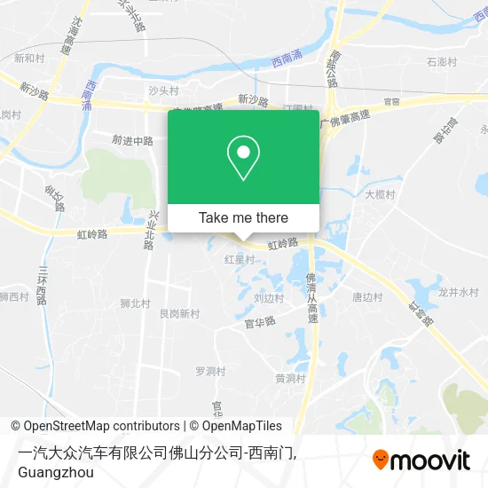一汽大众汽车有限公司佛山分公司-西南门 map