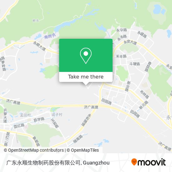 广东永顺生物制药股份有限公司 map