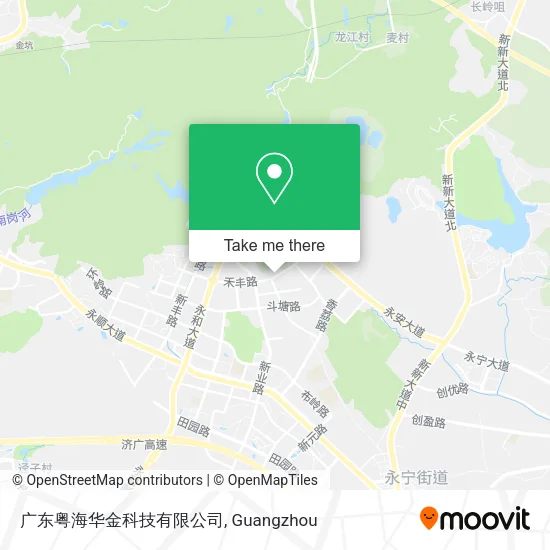广东粤海华金科技有限公司 map