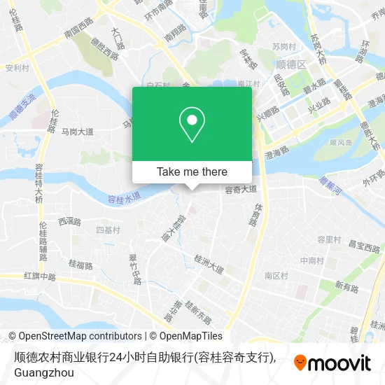 顺德农村商业银行24小时自助银行(容桂容奇支行) map